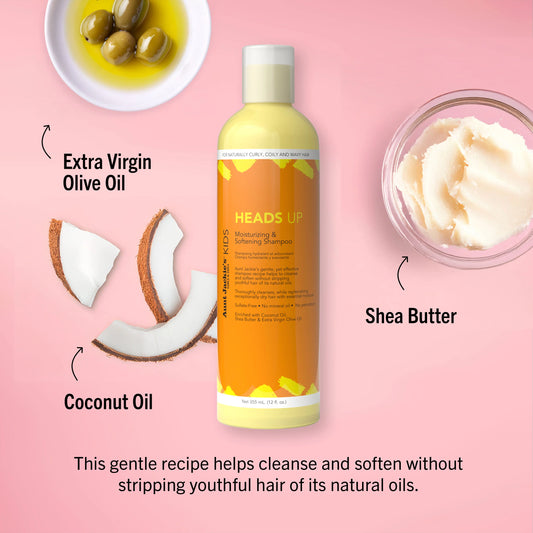 Aunt Jackie's Heads Up Moisturizing & Softening Shampoo 355 ml