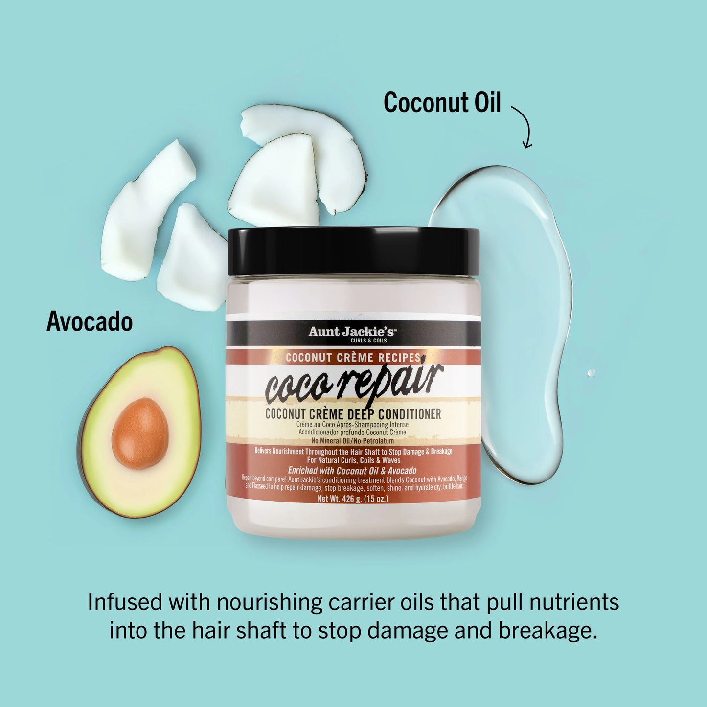 Aunt Jackie's Coco Repair Coconut Creme Deep Conditioner 426 g