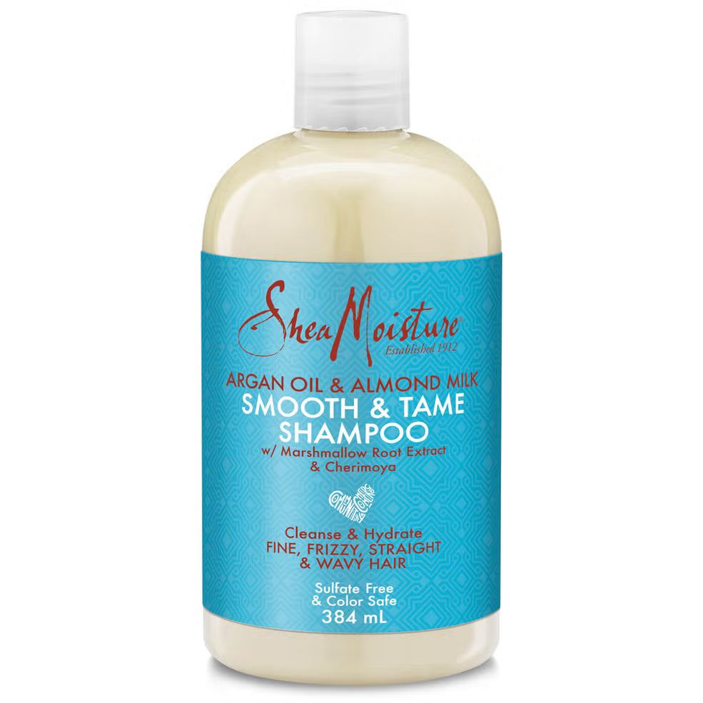 Shea Moisture Argan Oil & Almond Milk Smooth & Tame Shampoo 384 ml