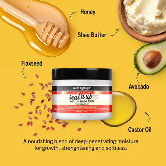 Aunt Jackie's Flaxseed recipes Seal It Up Hydrating Sealing Butter 213g