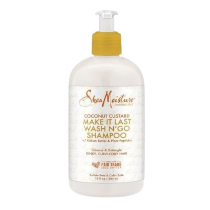 Shea Moisture Coconut Custard Make It Last Wash N'go Shampoo - 384 ml