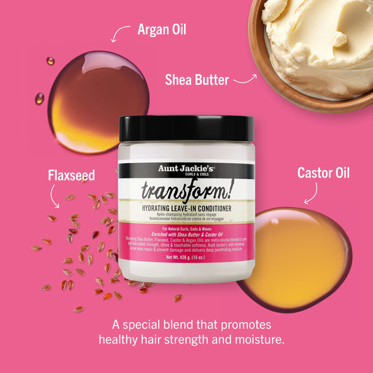 Aunt Jackie's Transform! Hydrating Leave-in Conditioner 426 g