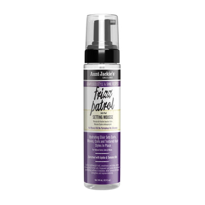 Aunt Jackie's Frizz Patrol Anti-Poof Setting Mousse 244 ml