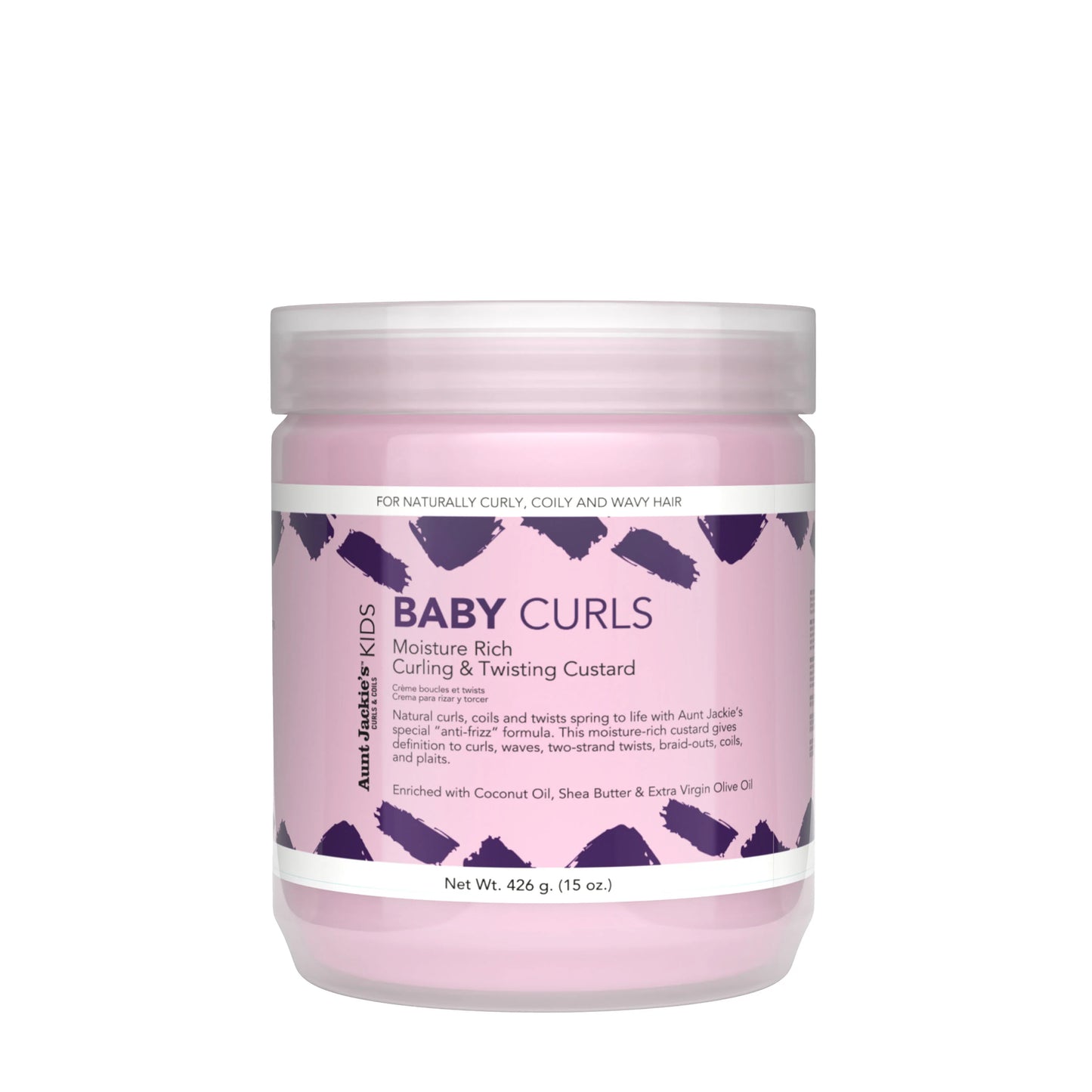 Aunt Jackie's Baby Curls Moisture Rich Curling & Twisting Custard 426