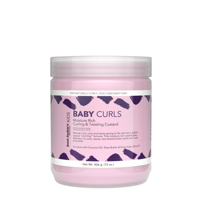 Aunt Jackie's Baby Curls Moisture Rich Curling & Twisting Custard 426