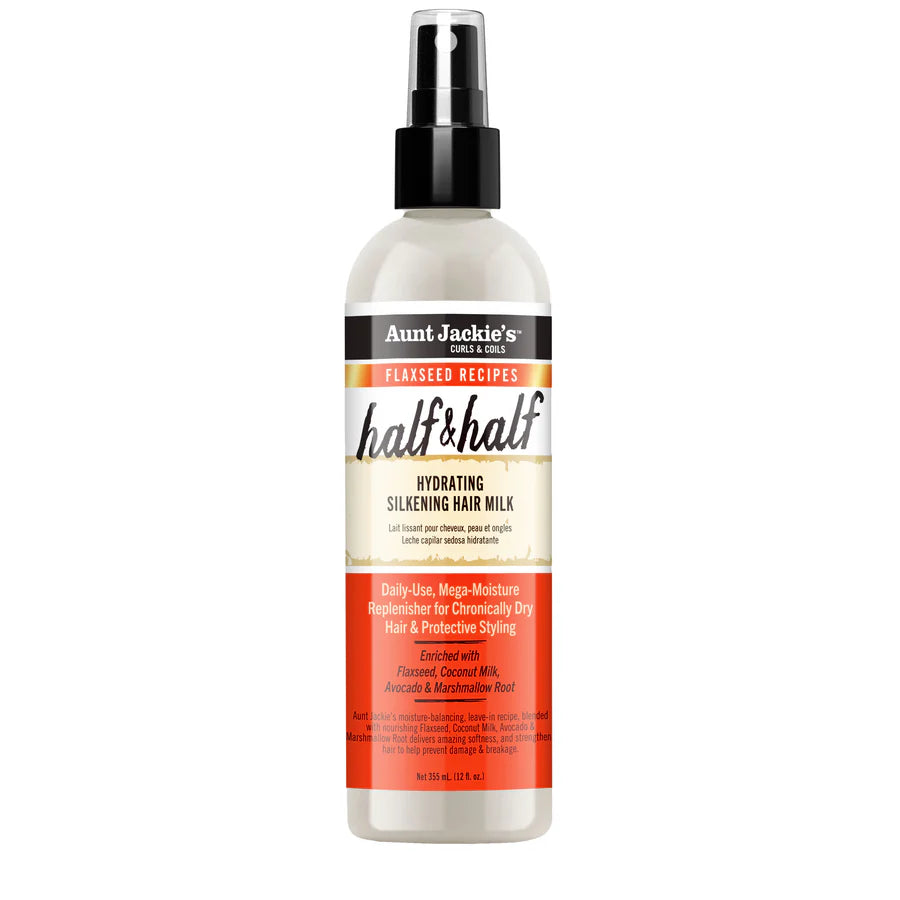 Aunt Jackie's Flaxseed Recipes Half & Half Hydrating Silkening Hair Milk 355 ml