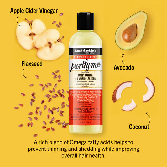 Aunt Jackie's Purify Me Moisturizing Co-Wash Cleanser 355 ml