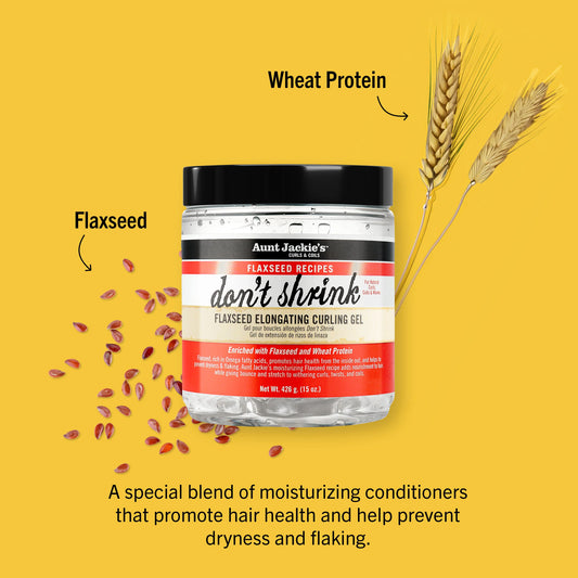 Aunt Jackie's Don't Shrink Flaxseed Elongating Curling Gel 426 g