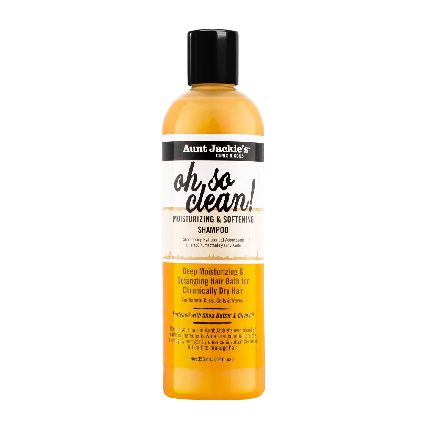 Aunt Jackie's Oh So Clean! Moisturizing & Softening Shampoo 355 ml