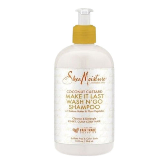 Shea Moisture Coconut Custard Make It Last Wash N'go Shampoo - 384 ml