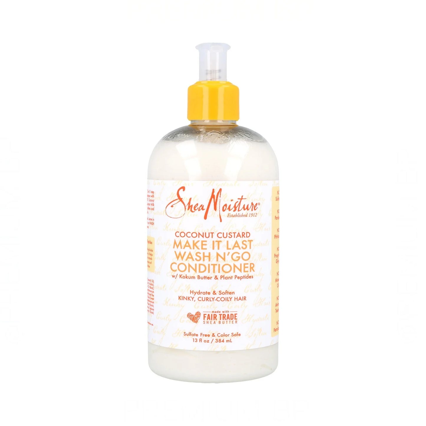 Shea Moisture Coconut Custard Make It Last Wash N'go Shampoo - 384 ml