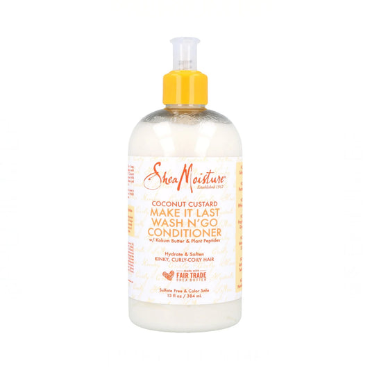 Shea Moisture Coconut Custard Make It Last Wash N'go Shampoo - 384 ml