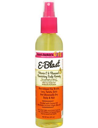 Aunt Jackie's Curls & Coils Girls E-Blast Vitamin E & Flaxseed Nourishing Scalp Remedy